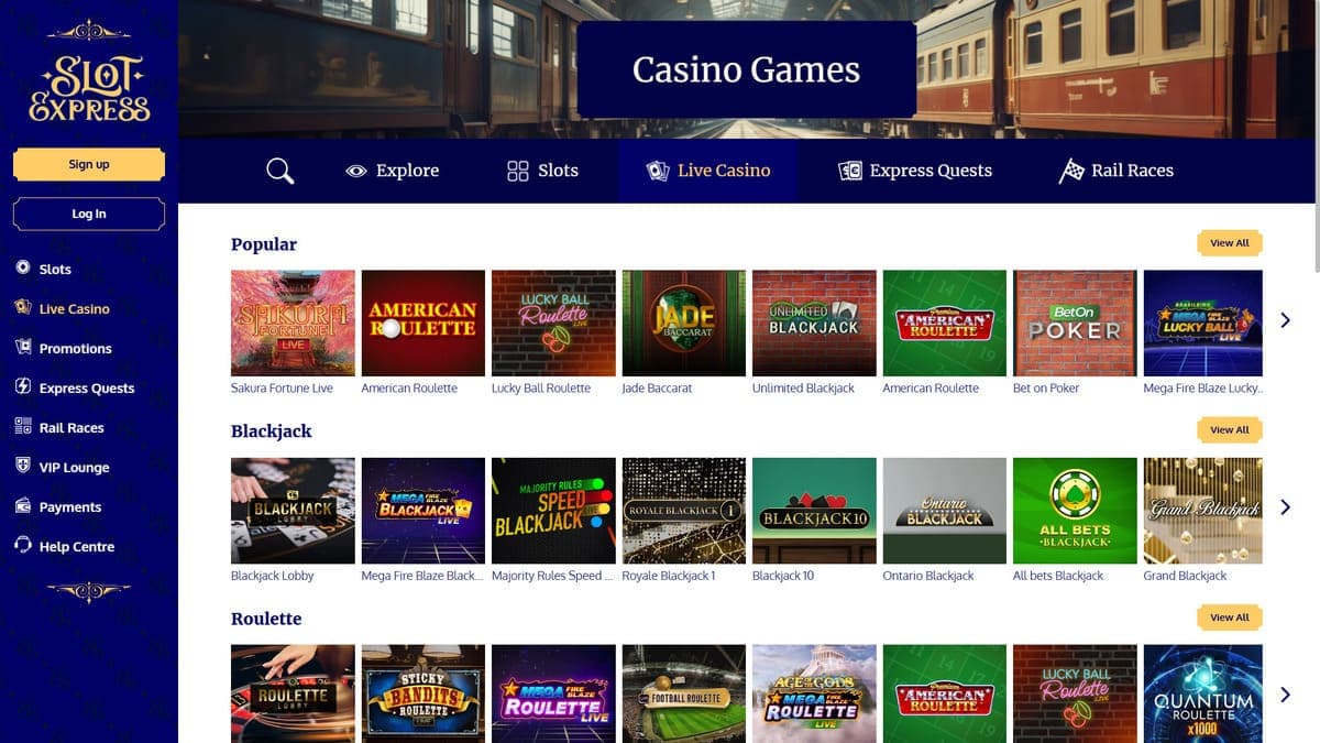 Live SlotExpress Casino