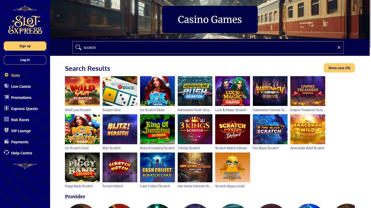 Other games SlotExpress Casino