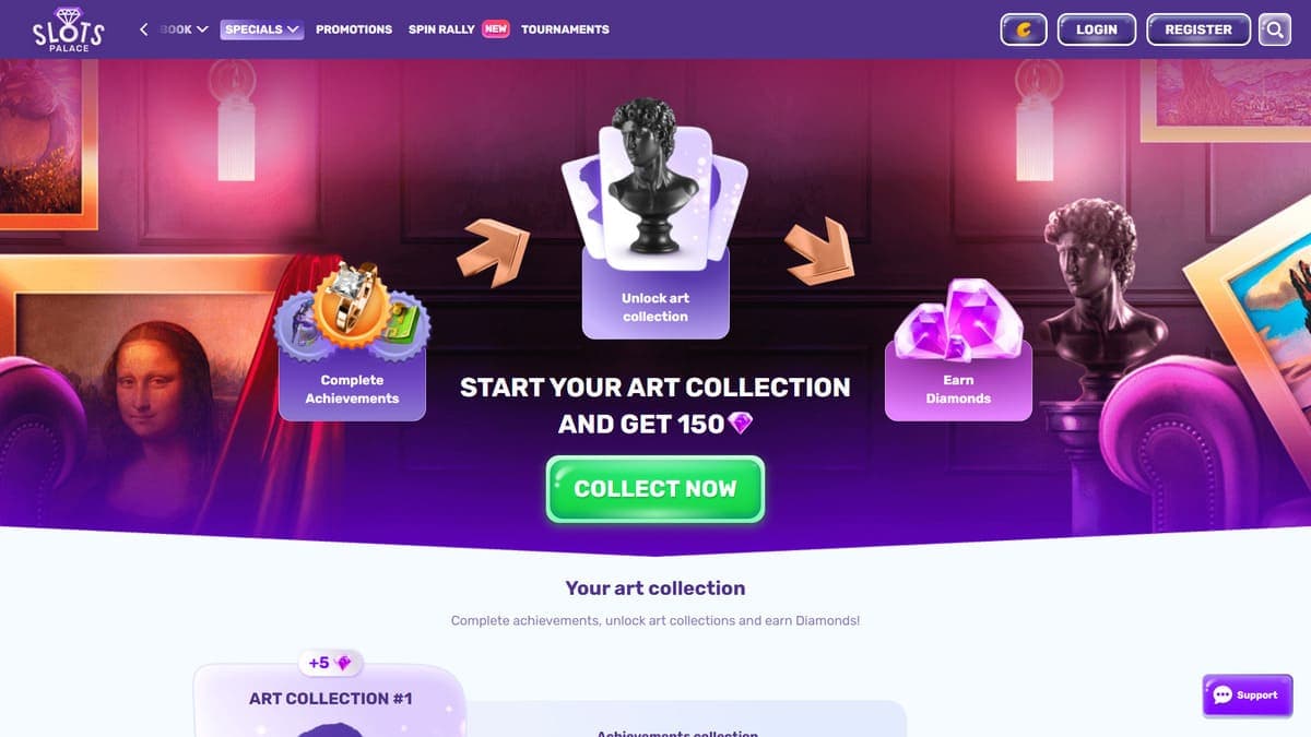 Art collection SlotsPalace Casino