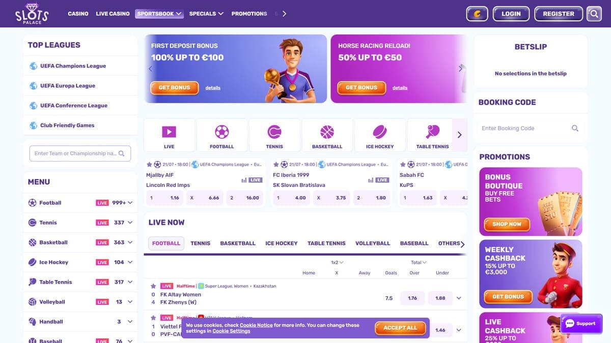 Sports SlotsPalace Casino