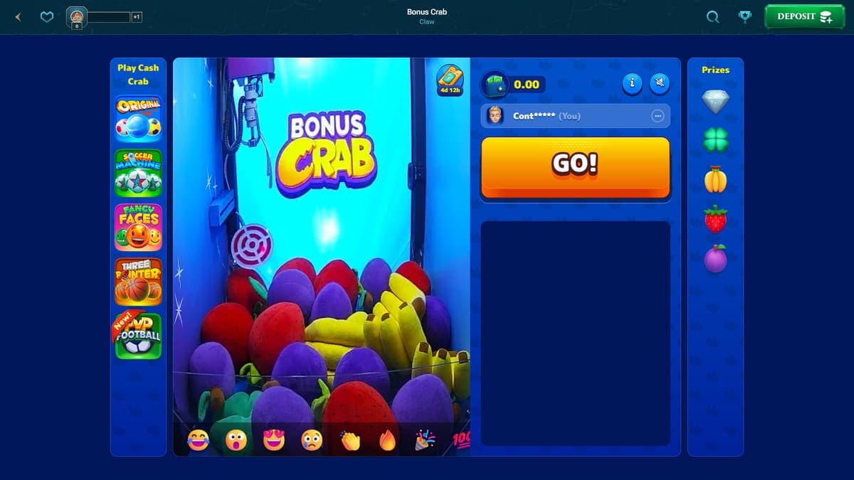 Bonus crab Slotuna Casino