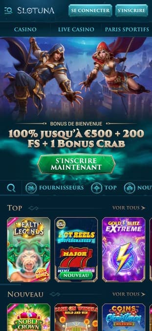 Slotuna casino application