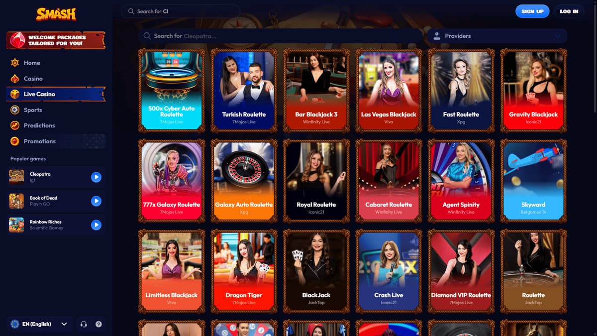 Live Smash Casino