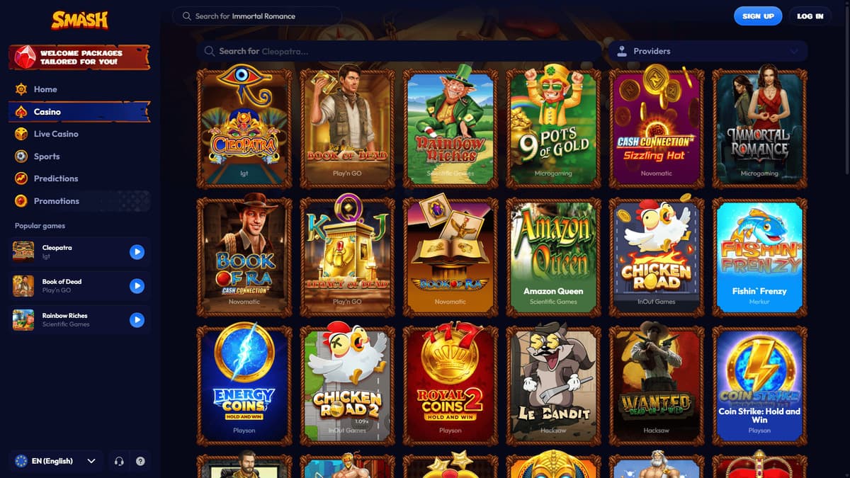 Slot machines Smash Casino