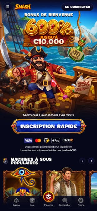 Smash Casino Application