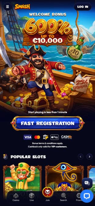 Smash Casino casino mobile