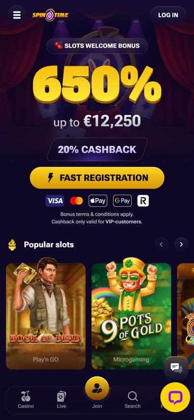 Mobile version Spin Time