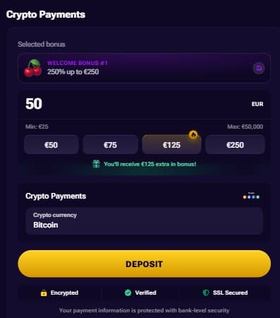 Deposit Spin Time