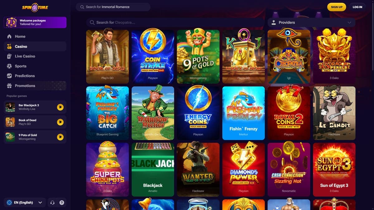Slot machines Spin Time