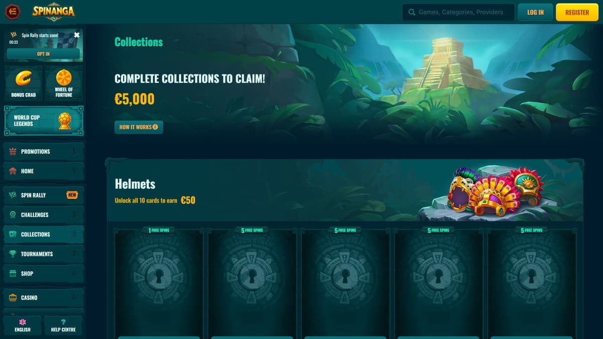 Collections Spinanga Casino