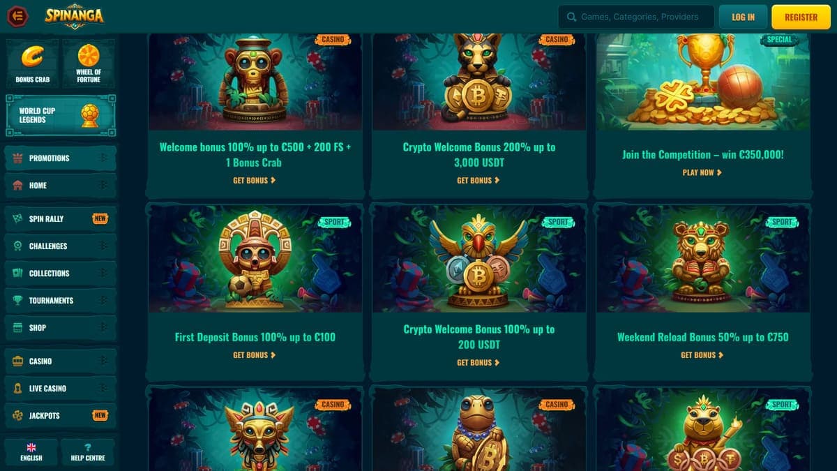 Promos Spinanga Casino
