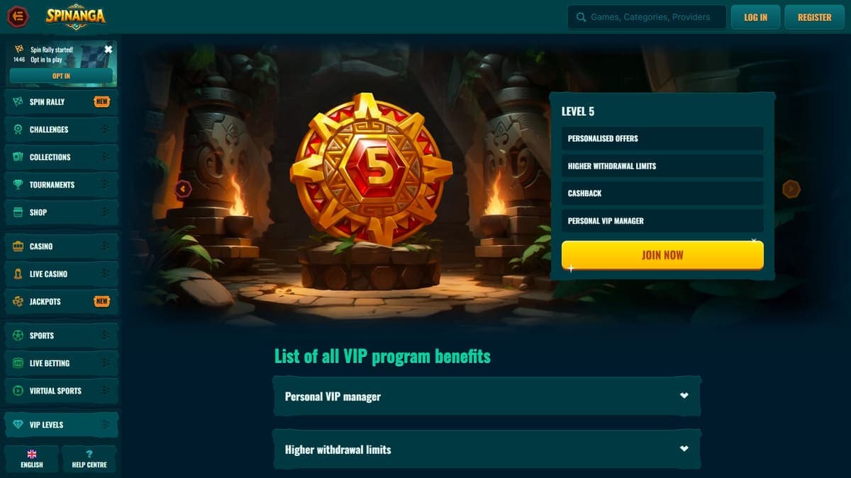 VIP Spinanga Casino