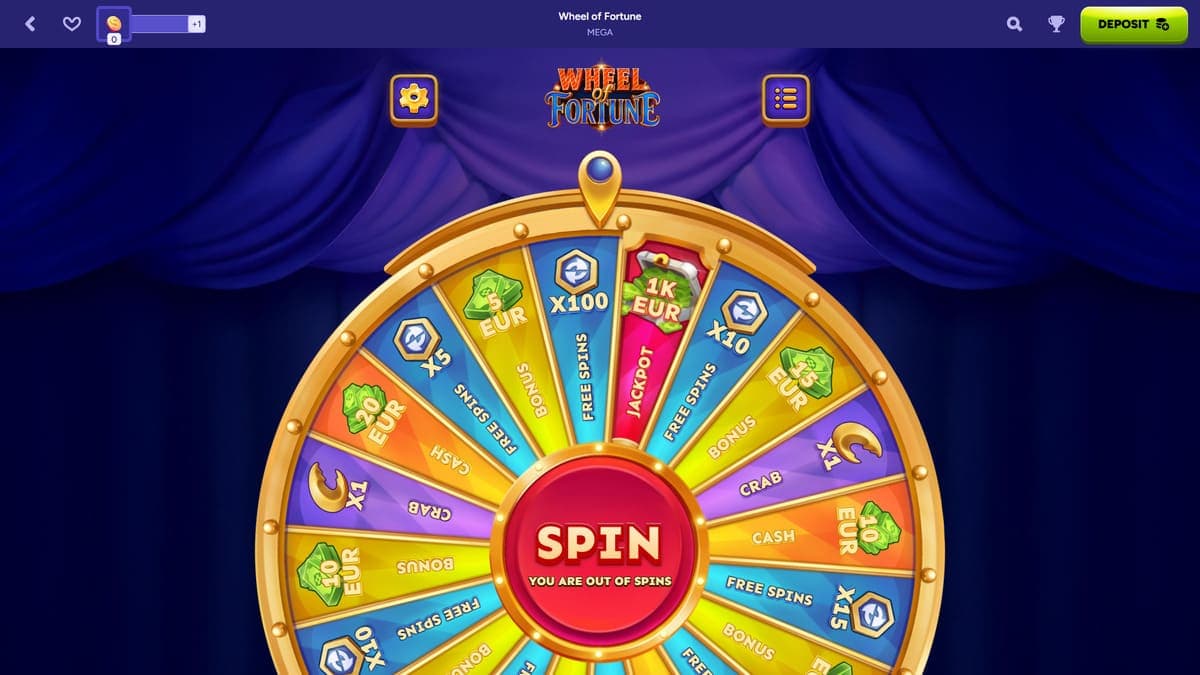 Wheel of Fortune Spinbara Casino