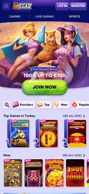 Spinbara casino mobile