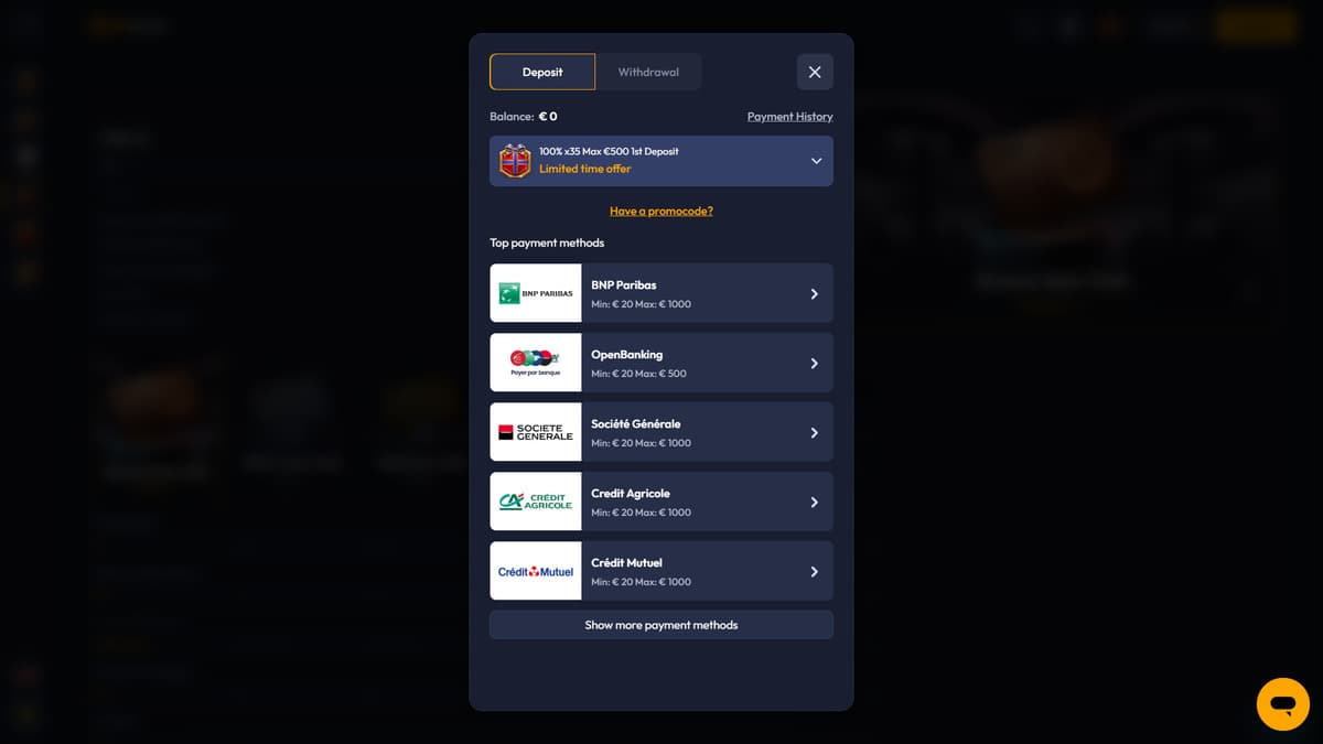 Deposit Spinhub Casino