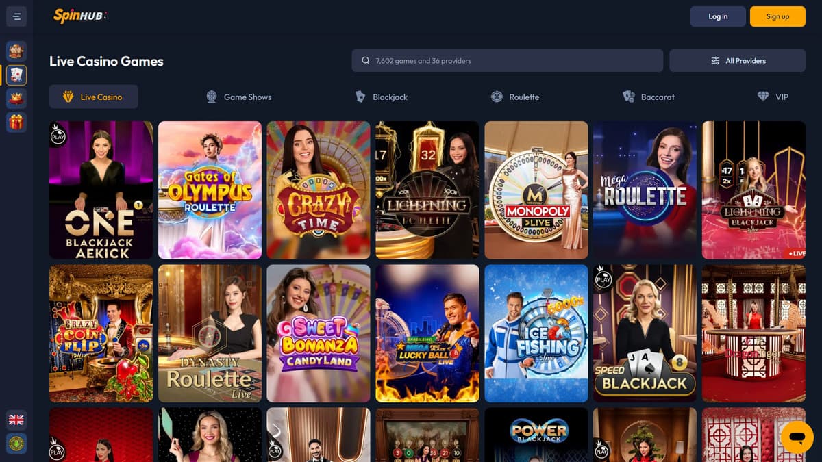 Live casino Spinhub Casino