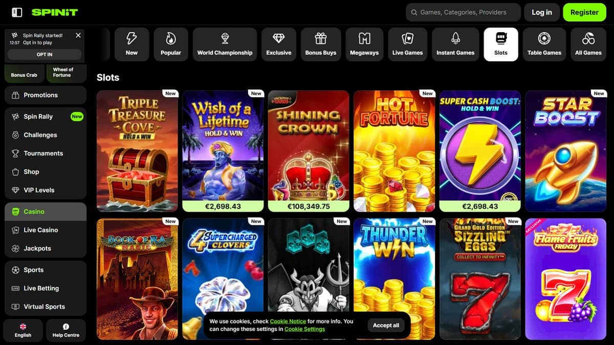 Slots SpinIT Casino