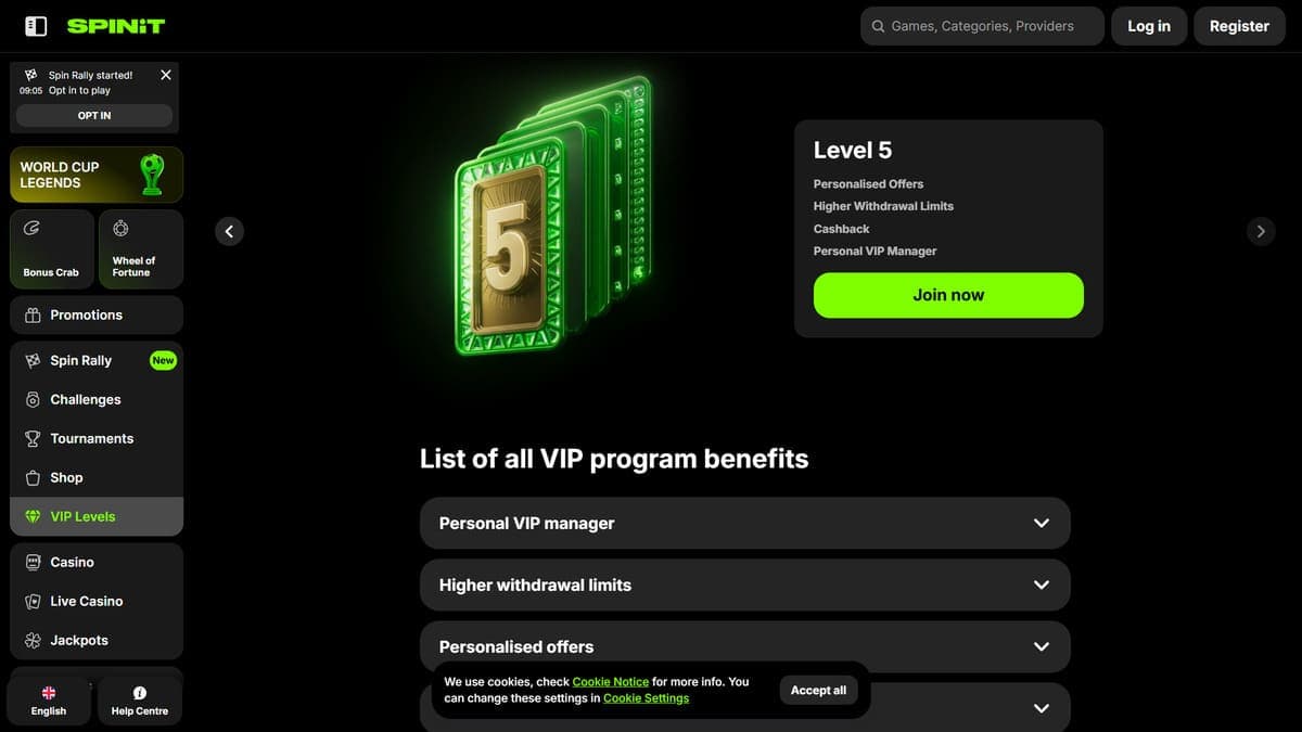 VIP Club SpinIT Casino