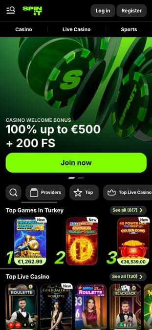 Spinit casino mobile