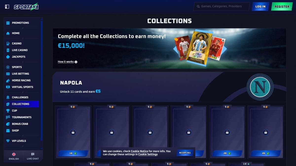 Collections Sportaza Casino