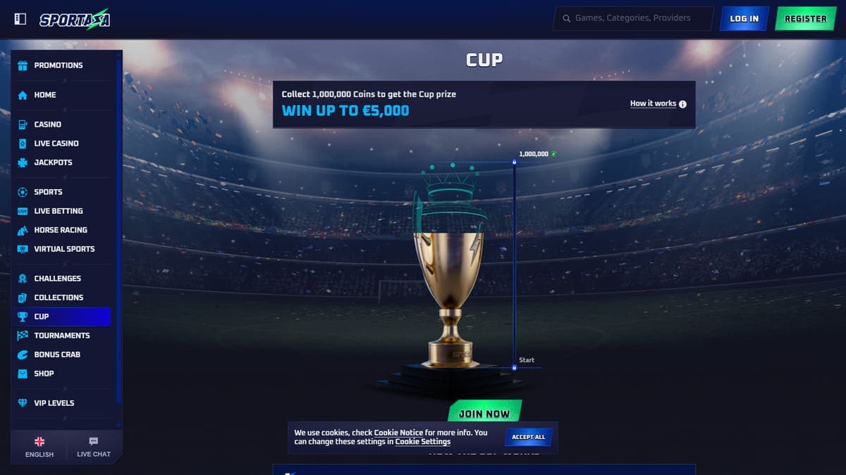 Cup Sportaza Casino