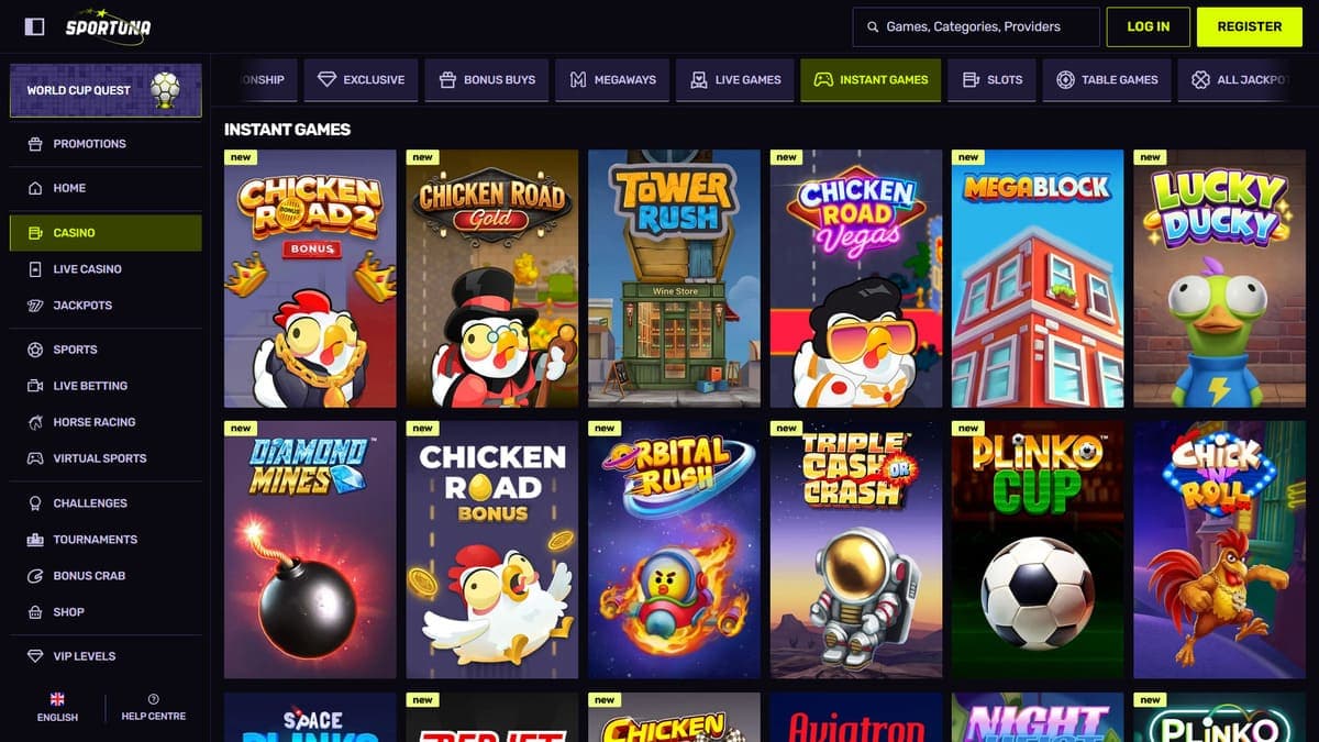 Online games Sportuna Casino