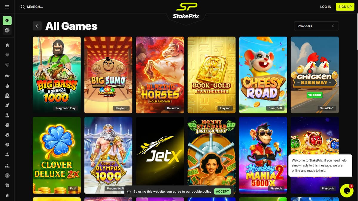 Slots StakePrix Casino