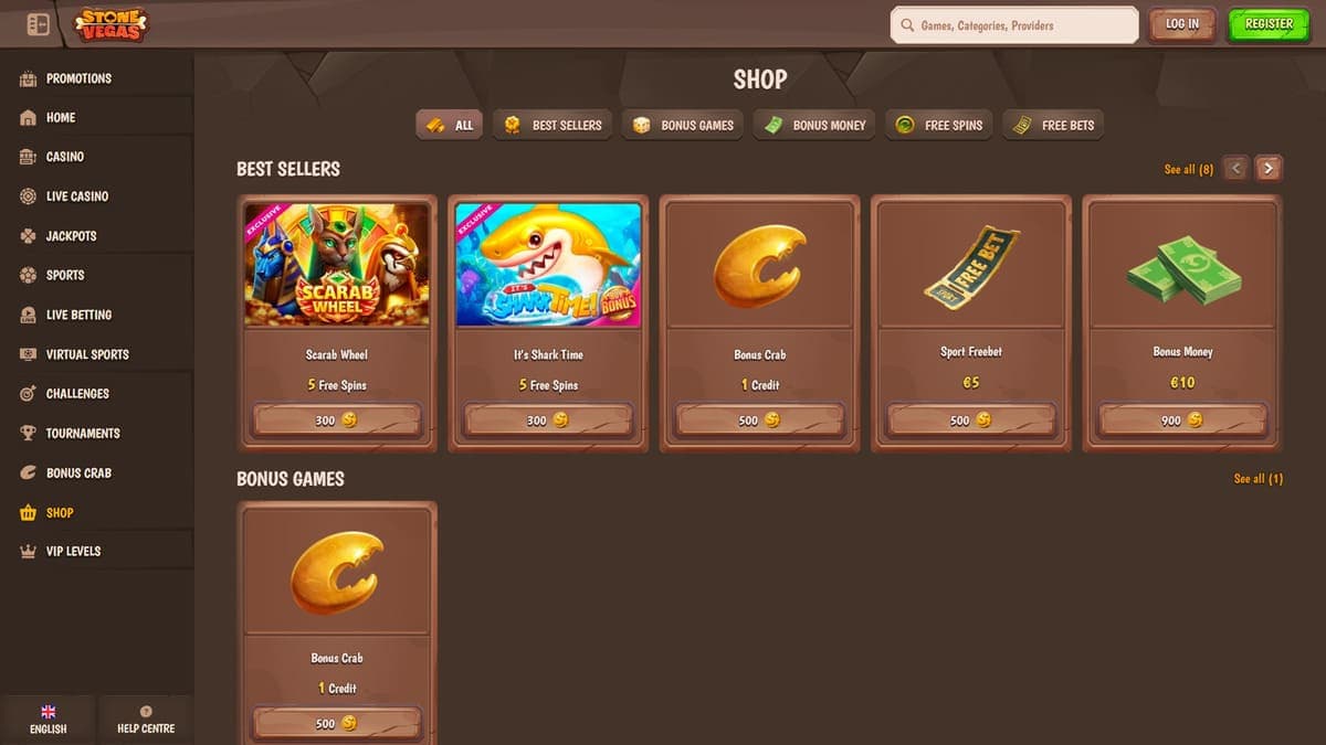Shop Stone Vegas Casino