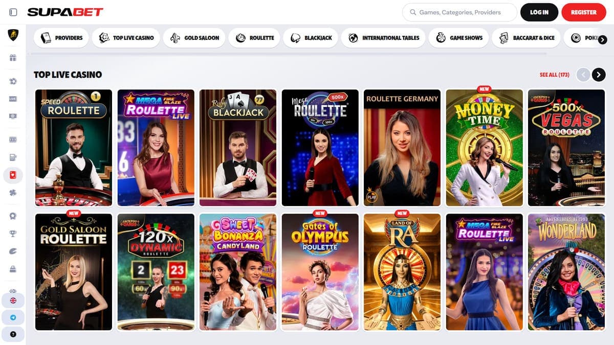 Live casino Supabet Casino