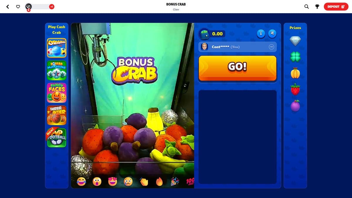 Crab bonus Supabet Casino