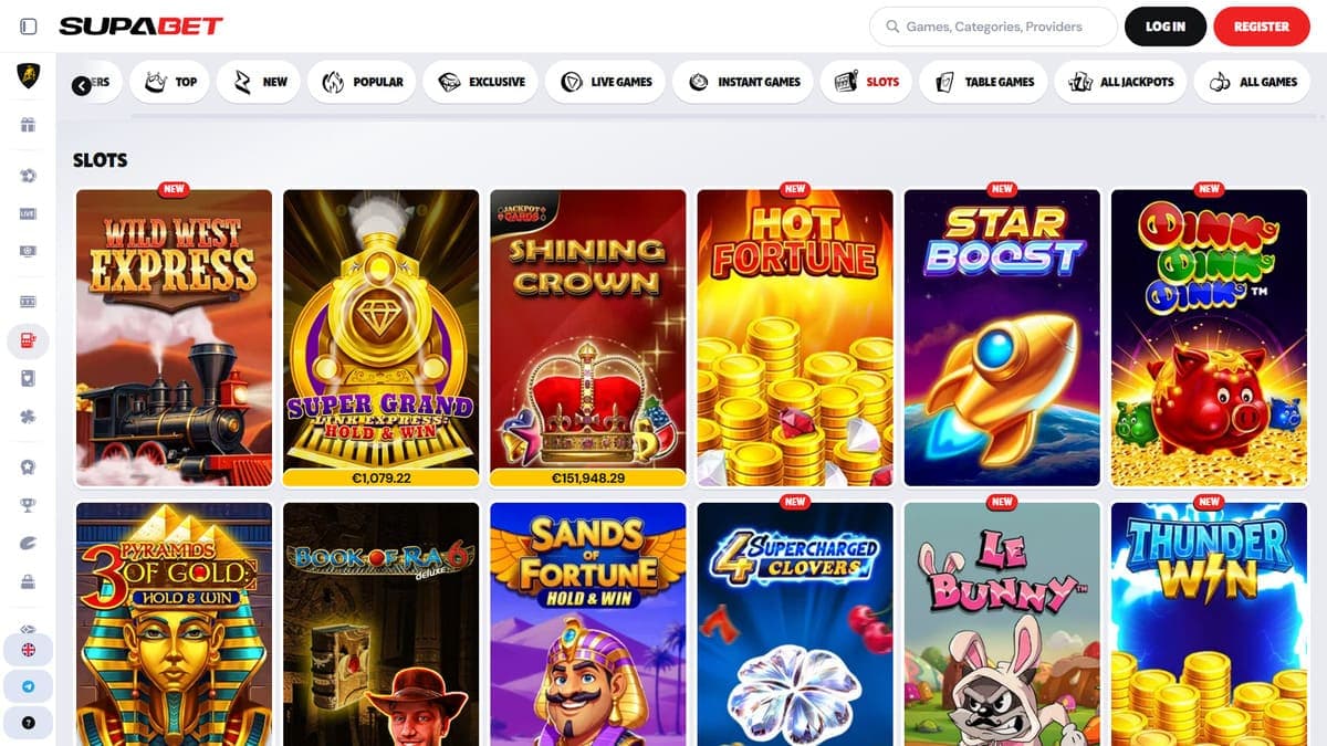 Slot machines Supabet Casino