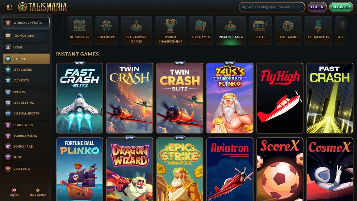 Online games Talismania Casino