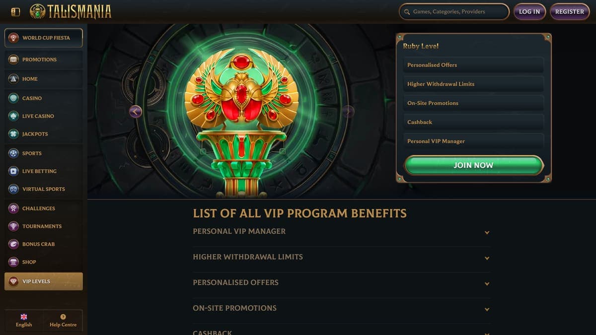 VIP Talismania Casino