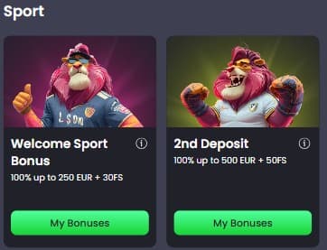 Sports welcome bonus Tip Top Bet Casino