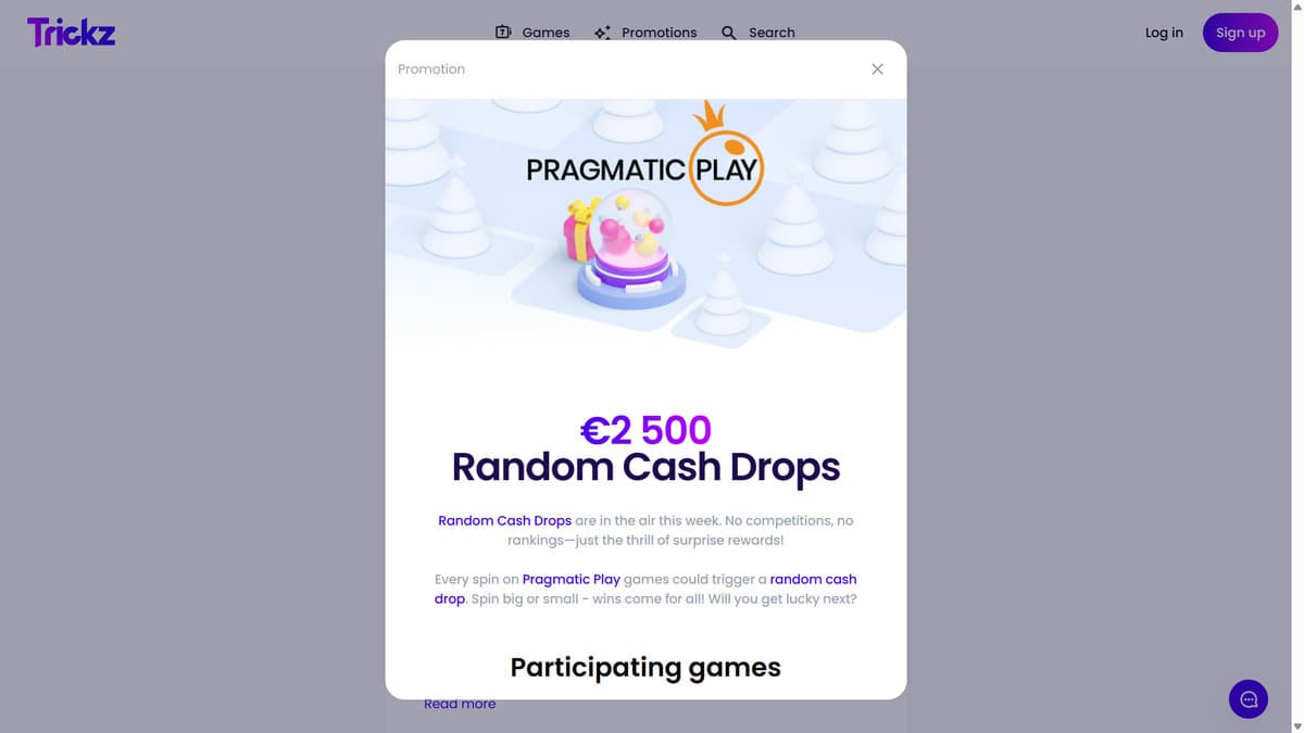 Tournaments Trickz Casino