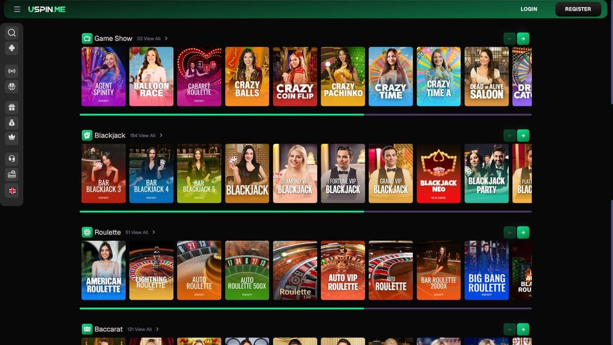 Live casino USpin Casino