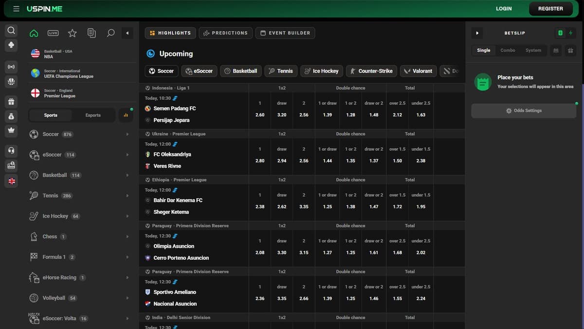 Sportsbook USpin Casino