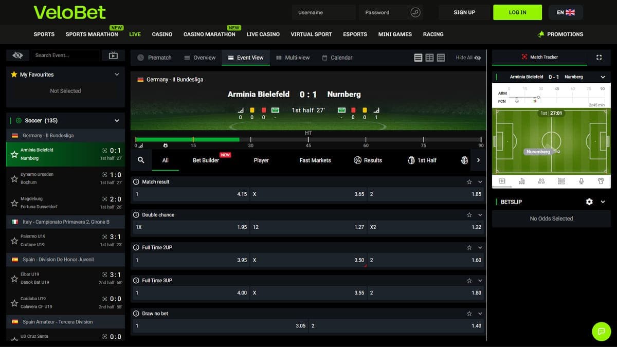 Live Velobet Casino