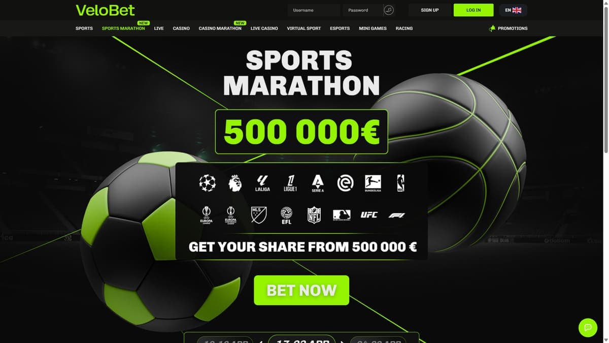 Sports Marathon Velobet Casino