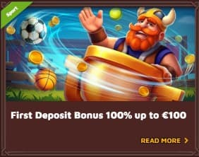 First deposit bonus Viking Luck Casino