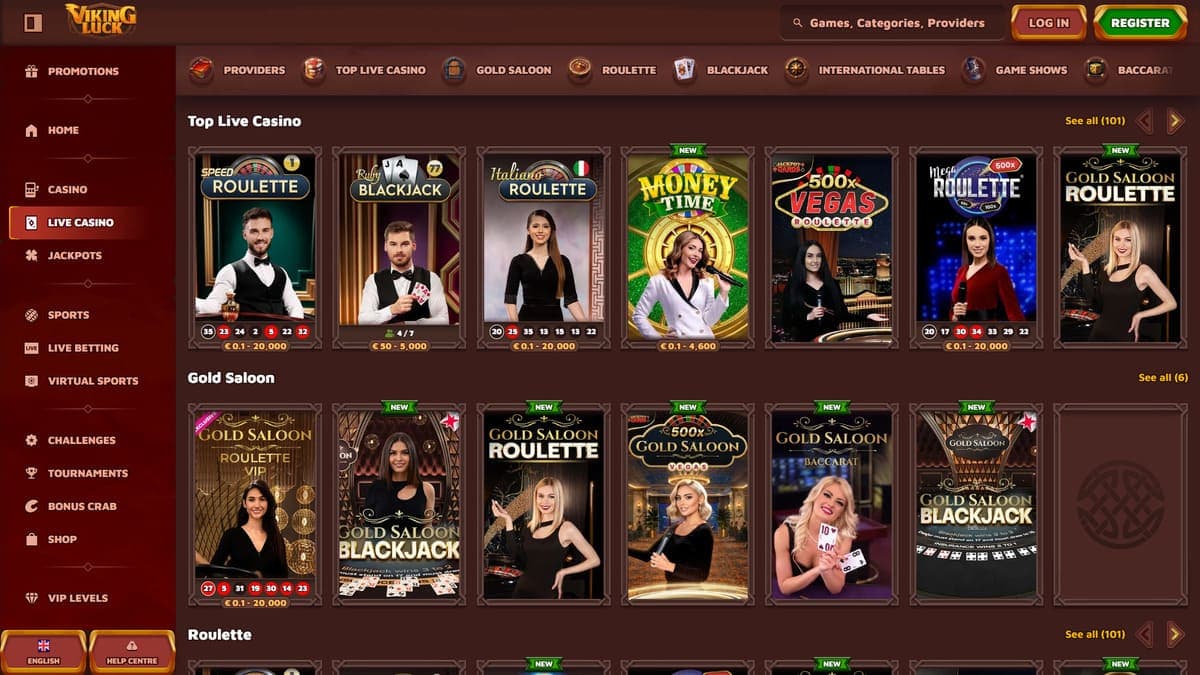 Best live Viking Luck Casino