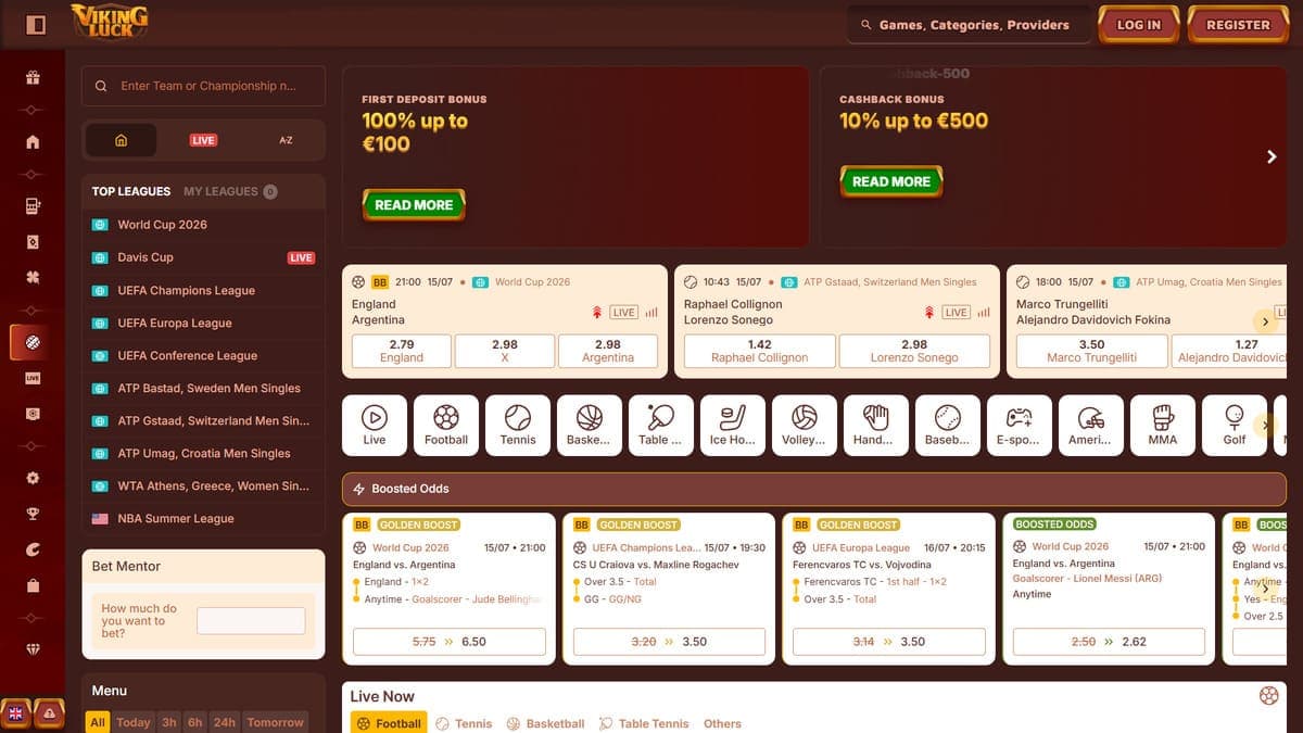 Sports betting Viking Luck Casino