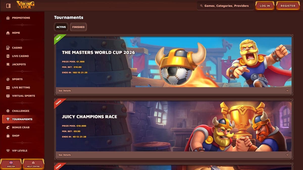 Tournaments Viking Luck Casino