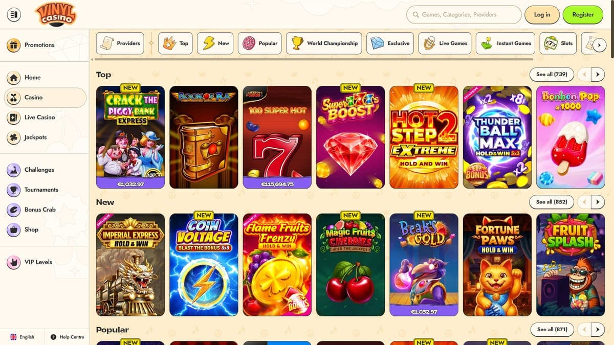 Lobby Vinyl Casino