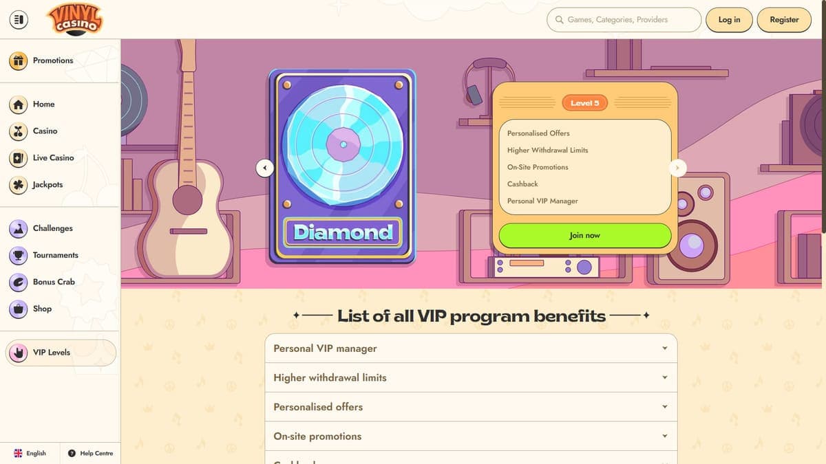 VIP Vinyl Casino