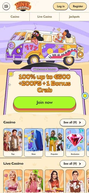 Vinyl casino mobile