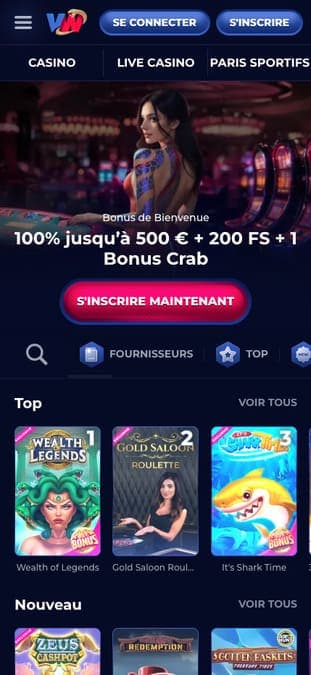 ViperWin Casino application