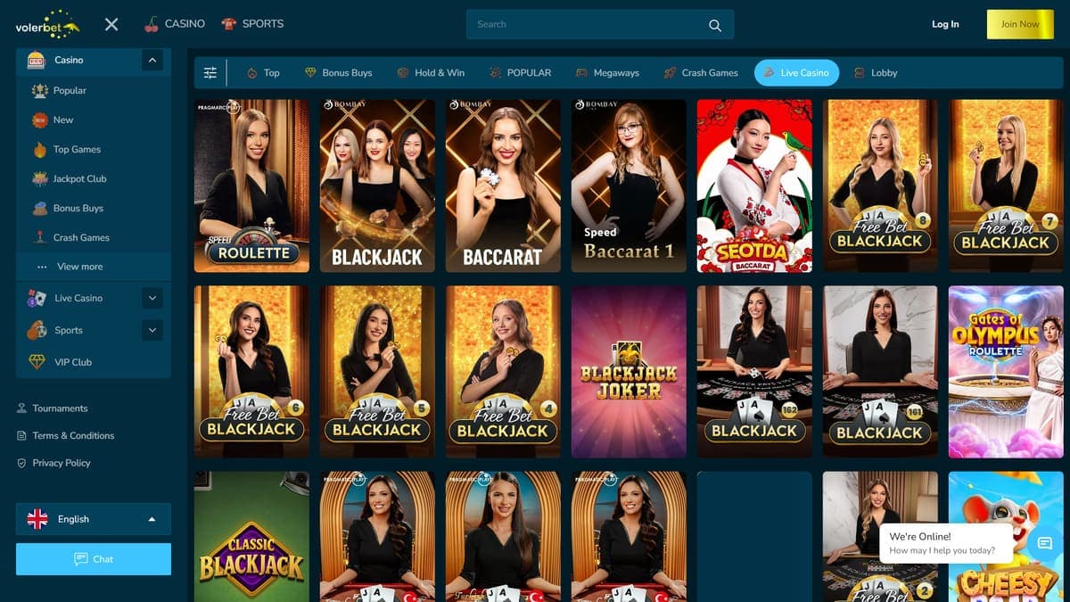 Live casino Volerbet Casino