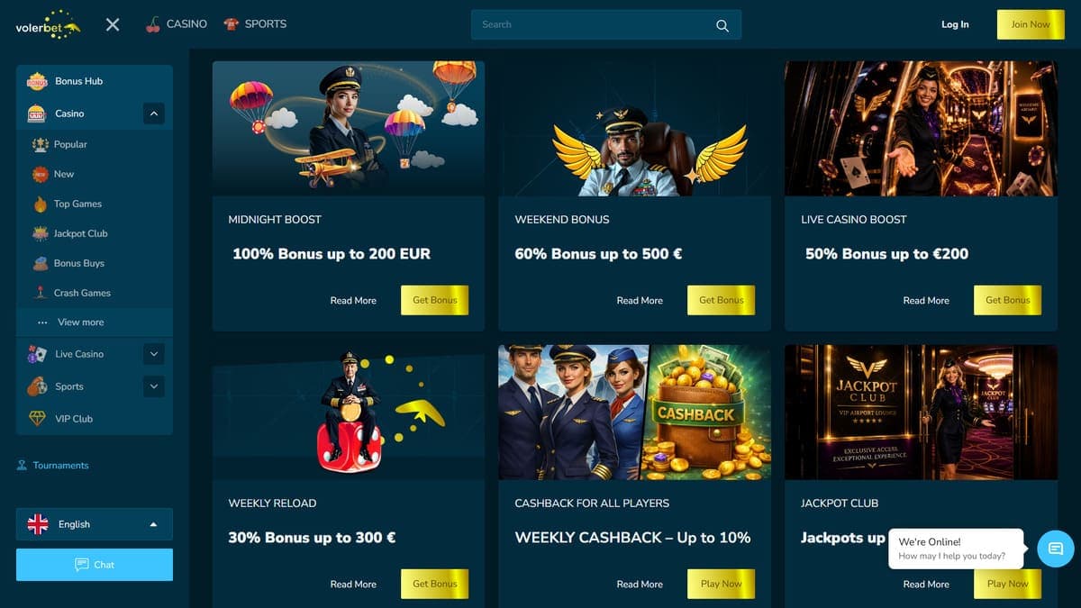 Promotions Volerbet Casino
