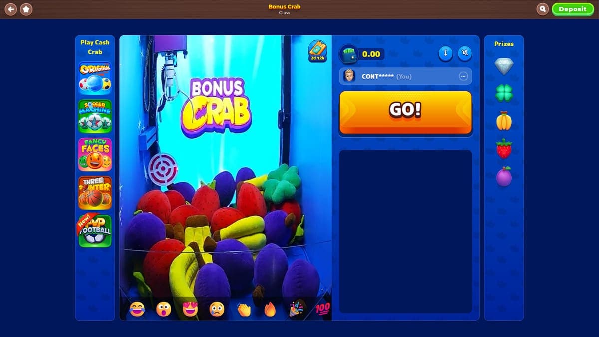 Bonus crab Wazamba Casino